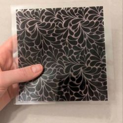 Clear stamp for decorating