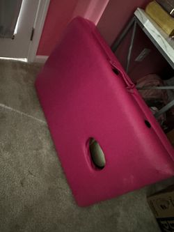 Pink Portable Massage Table 