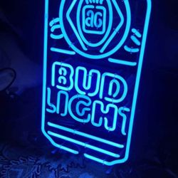 bud light neon sign