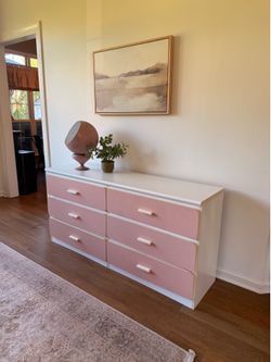 Post Modern Vintage Pink Dresser