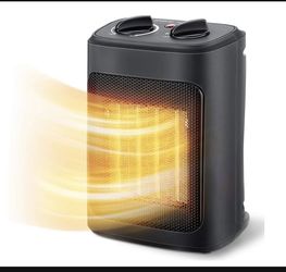 Space Heater, 1500W Electric Heaters Indoor Portable with Thermostat, PTC Fast Heating Ceramic Room
