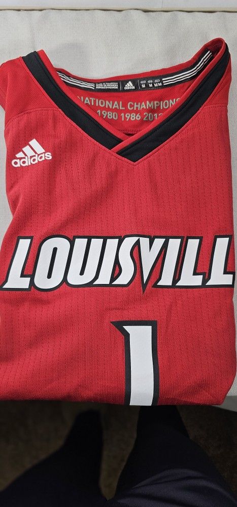 ADIDAS LOUISVILLE CARDINALS #2 AWAY BASKETBALL JERSEY Sz XL DARIUS PERRY