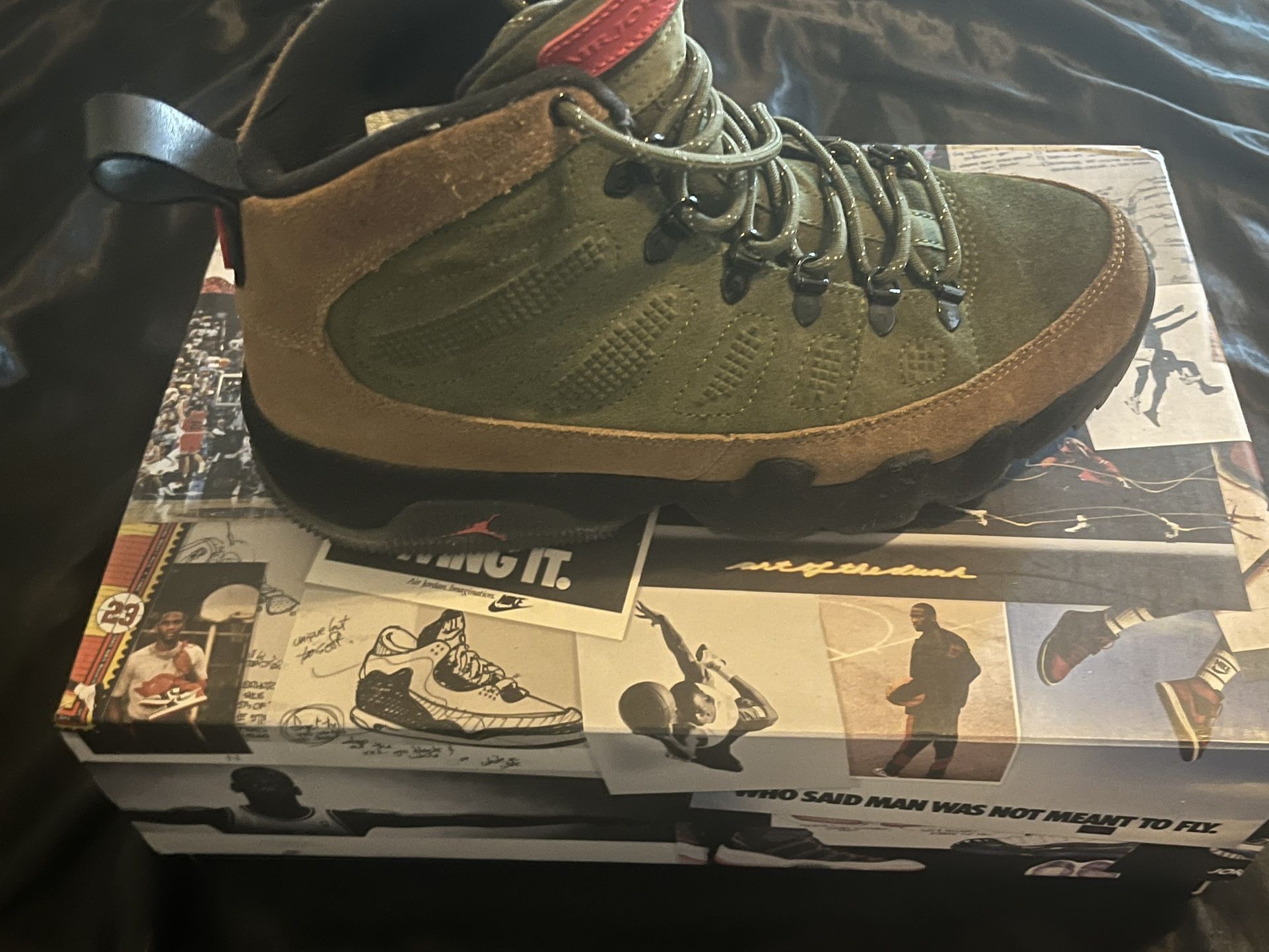 Jordan Air Jordan 9 Retro Boot "Beef And Broccoli" sneakers