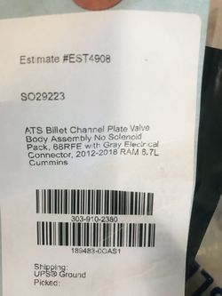 2012-2018 Dodge Ram Transmission Upgrade Billet Kit Cummins Part
