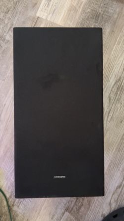 Samsung Soundbar and Subwoofer