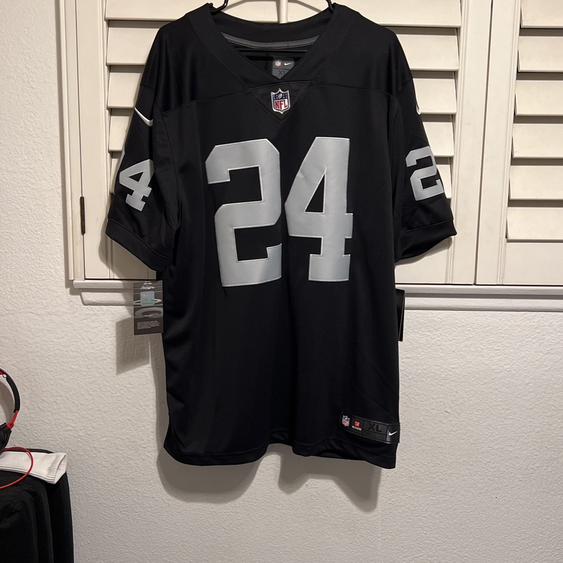 Raiders Marshawn Lynch Authentic Jersey.