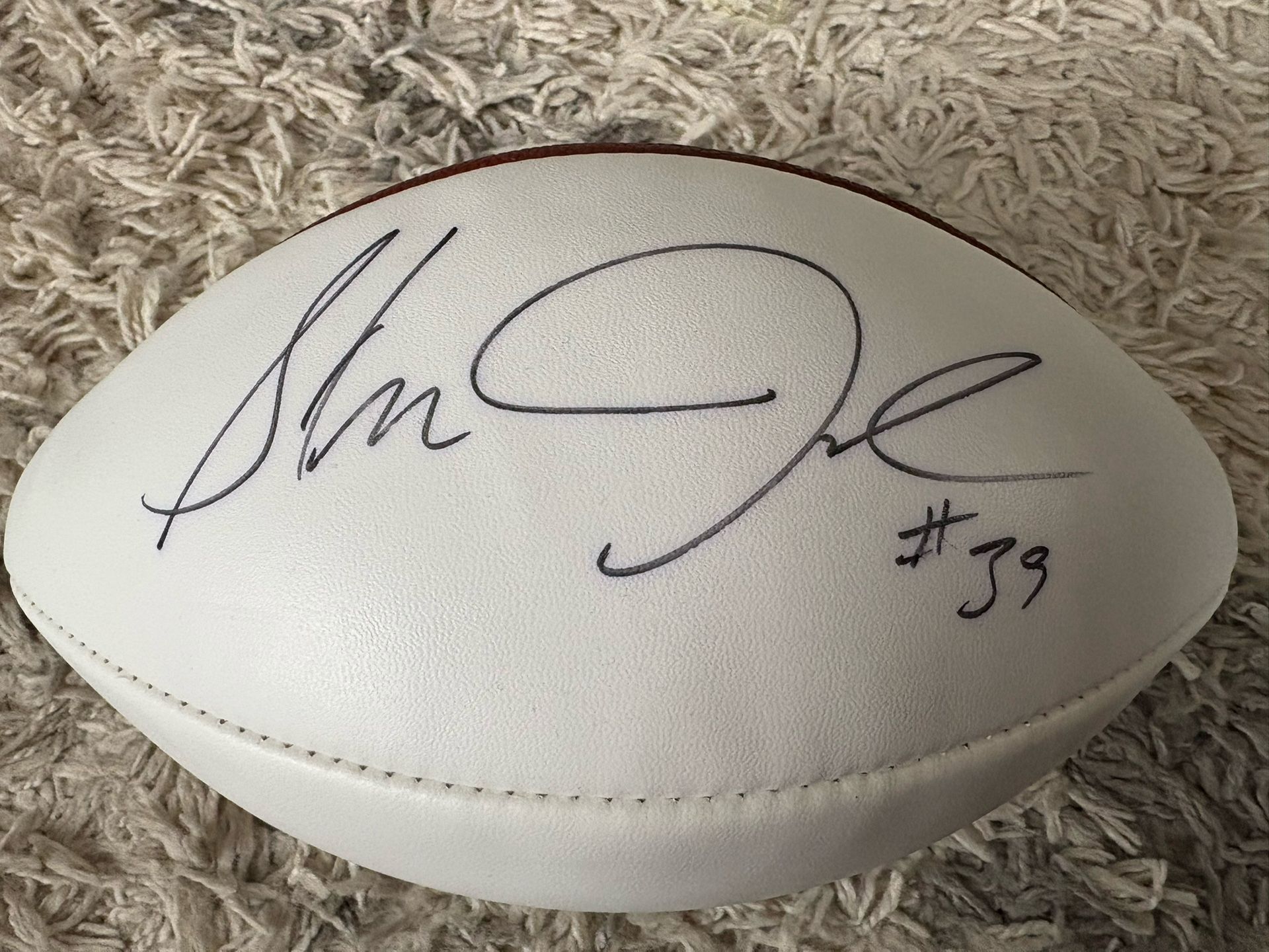 Steven Jackson Autographed NFL Panel Ball