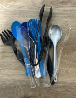 Large Serving Utensil Bundle, Spoons, Tongs & Forks