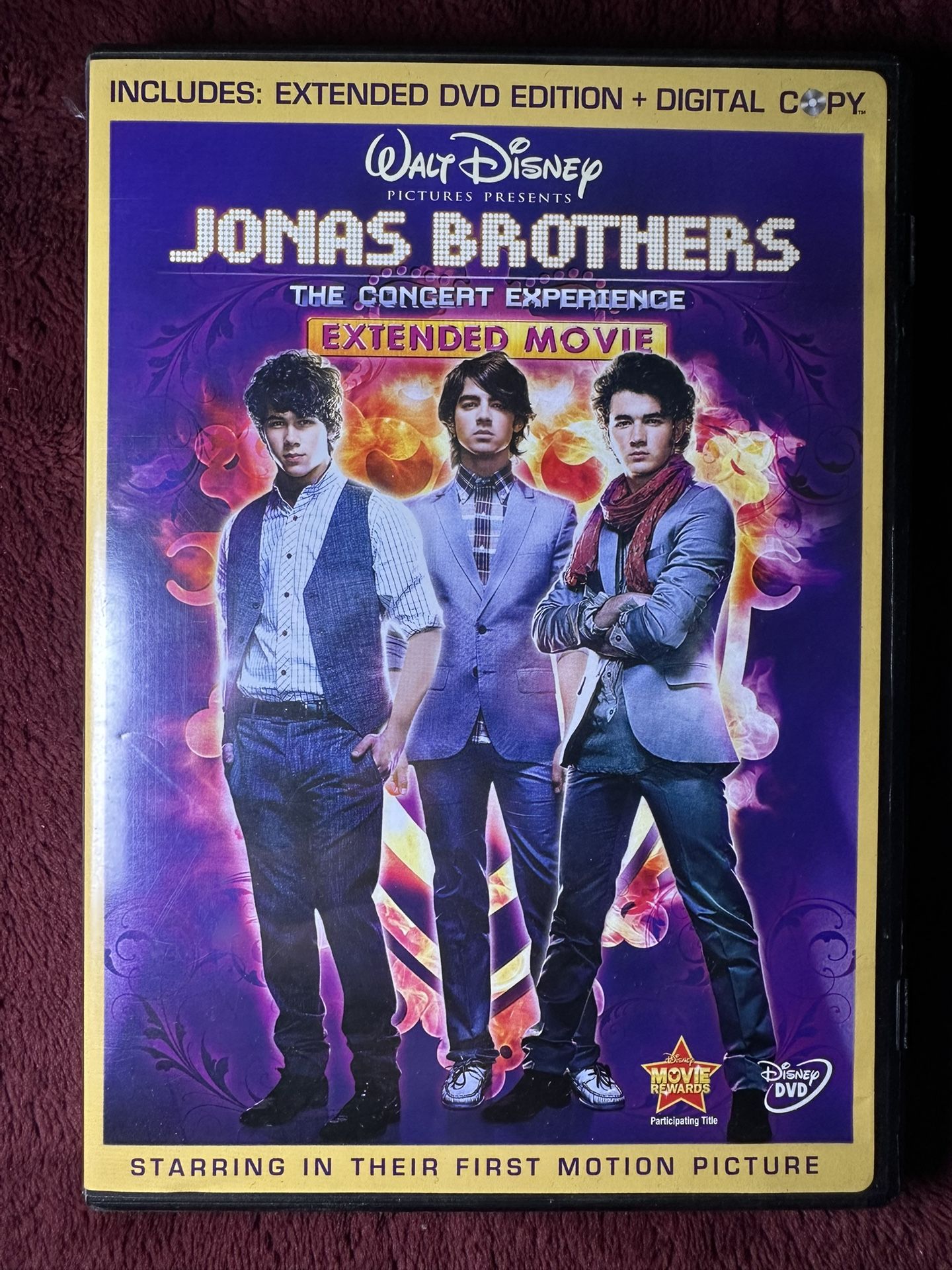 Jonas Brothers - The Concert Experience (DVD, 2009, 2-Disc Set, Includes Digital