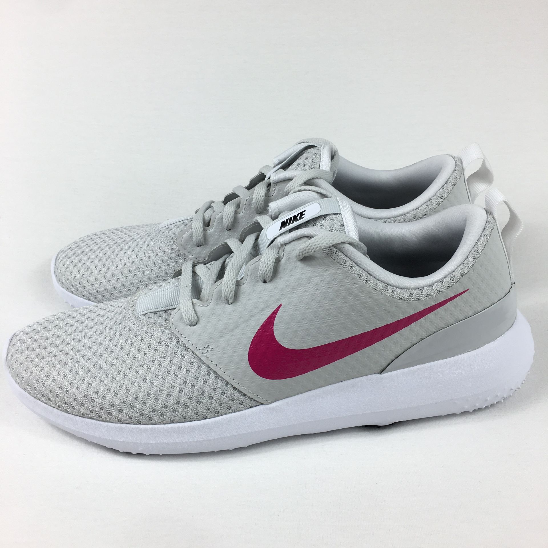 Nike Roshe G Golf Shoes Gray Pink Women’s Size 9.5 NEW