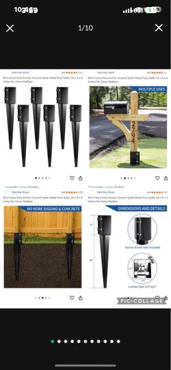 New Fence posts set of 6 OR set of 12