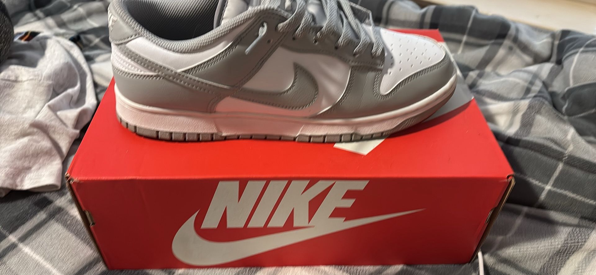 Nike Dunks (Grey & White) Men’s 10.5