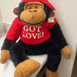Valentines 💌 Monkey 🐒 Rare Collectors Choice Brand Dan Dee Extra Large Size 