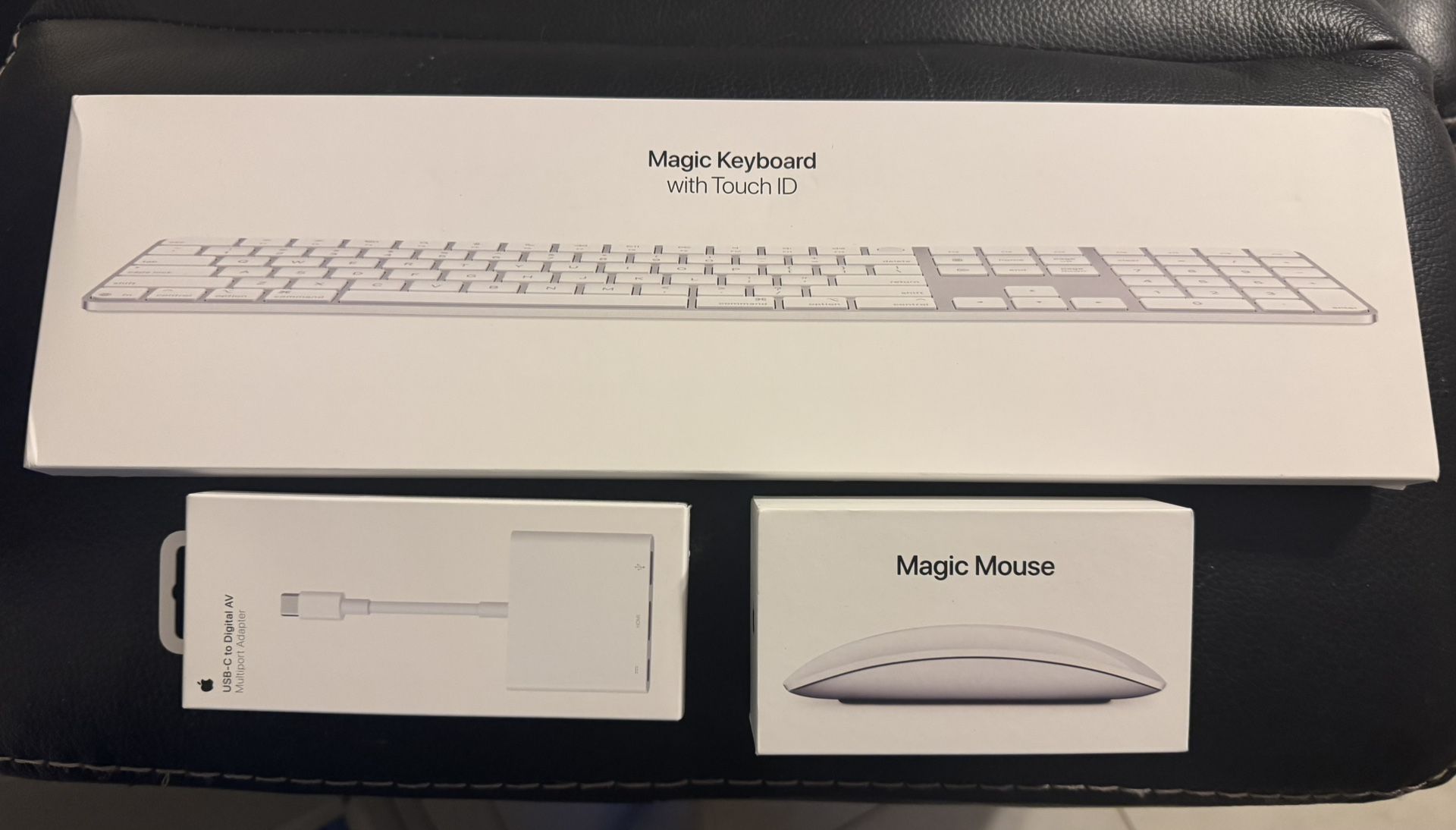 Apple Accessories Bundle Compatible with iPhone, iPad, Mac. Brand New, Sealed.