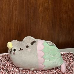 Pusheen Gund Stuffed Animals Mermaid shaped