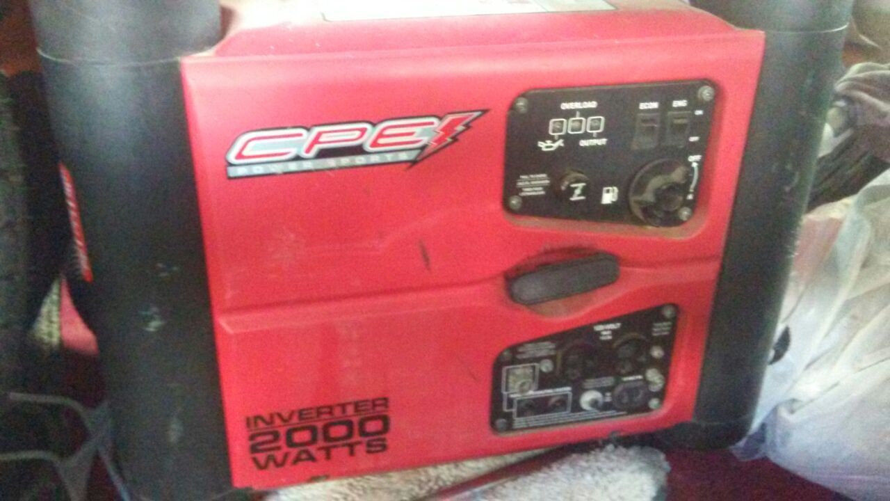 CPE power sports inverter 2000 watts/generator