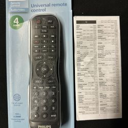 Phillips Device Universal Remote Control (SRP4121M