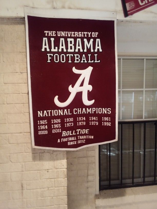 Alabama championship banner