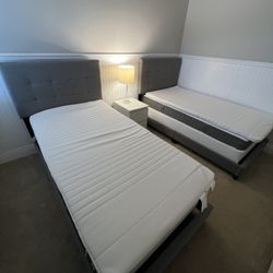 Twin Grey Bed Frames 