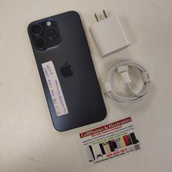 iPhone 15 Pro Max 256GB Factory Unlocked - On Special Cash Deal Starts $649 ( Payments Options Are Available 🤩🔥) No Credit Needed 