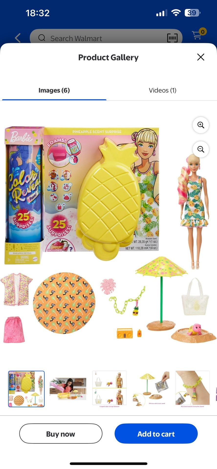 Barbie Color Reveal Pineapple 