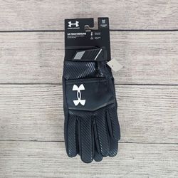 Under Armour UA Team Sideline Gloves Black Size Small Brand New