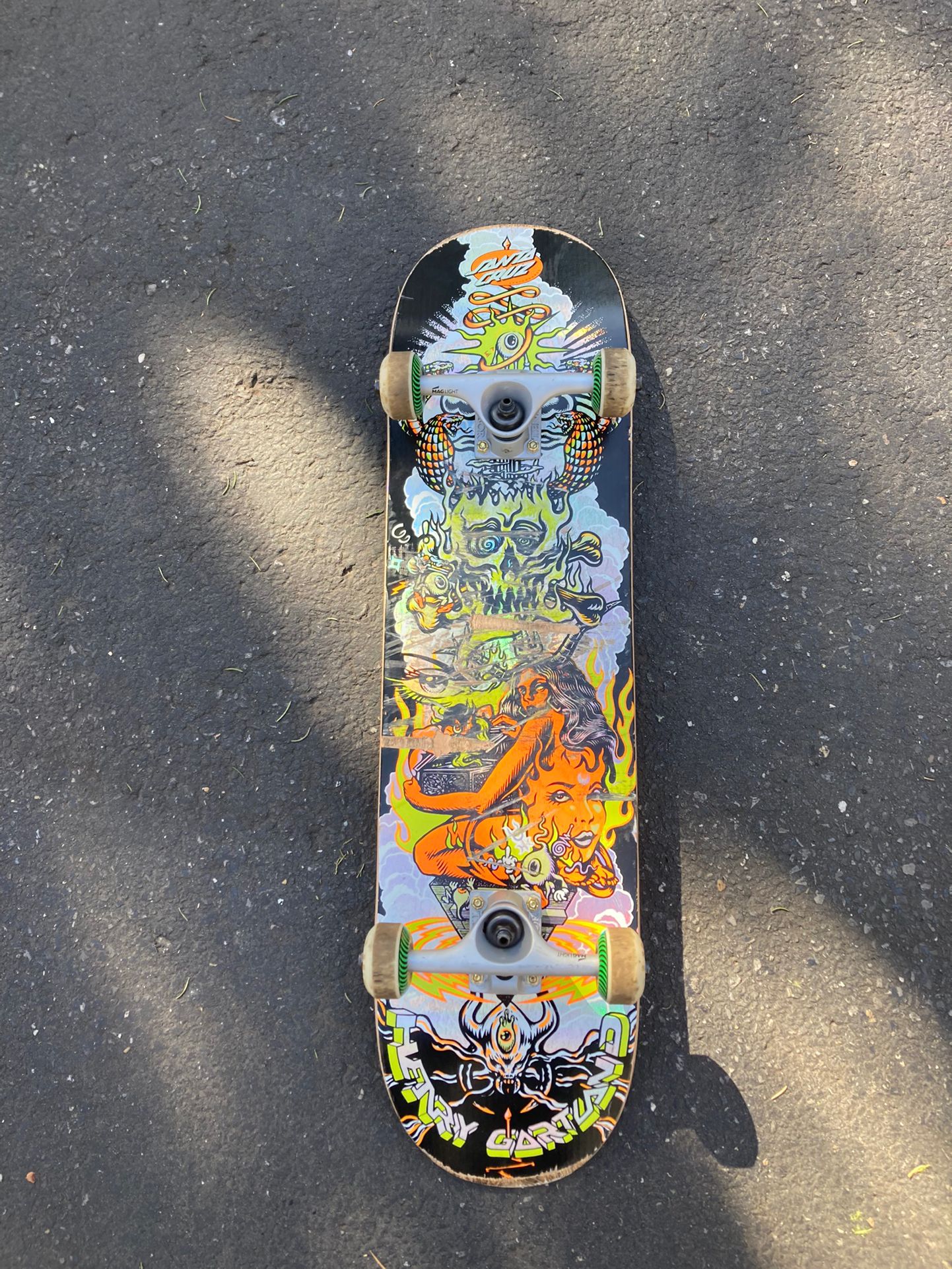 Santa Cruz VX Deck with Tensor Mag Lite Trucks