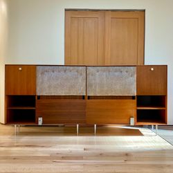 Mid Century George Nelson Thin Edge headboard Herman Miller