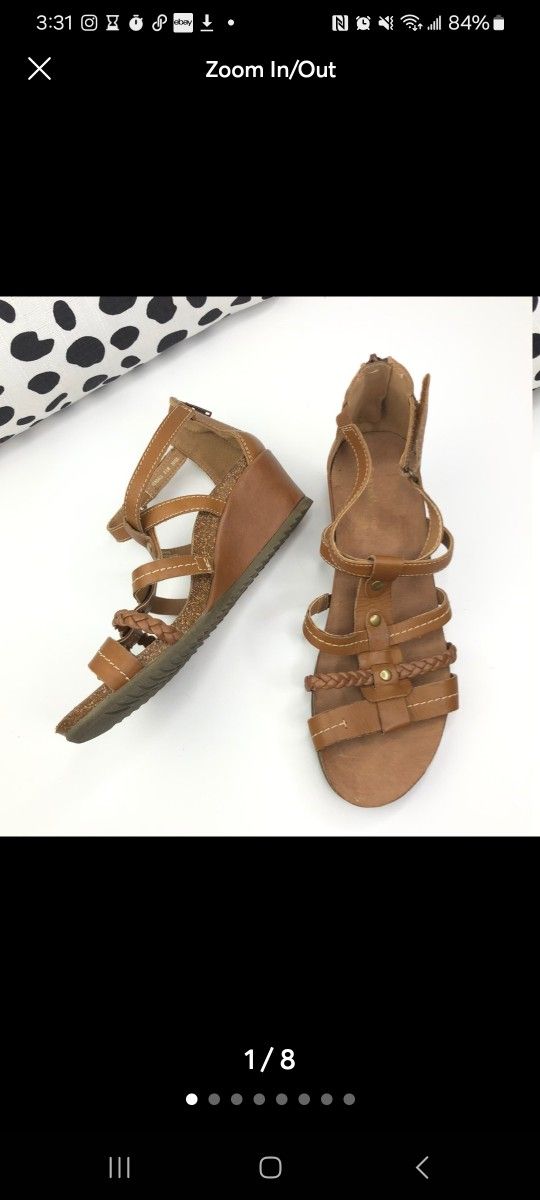 Earth Origins Leather Comfort Shoes Women’s Size 9M

