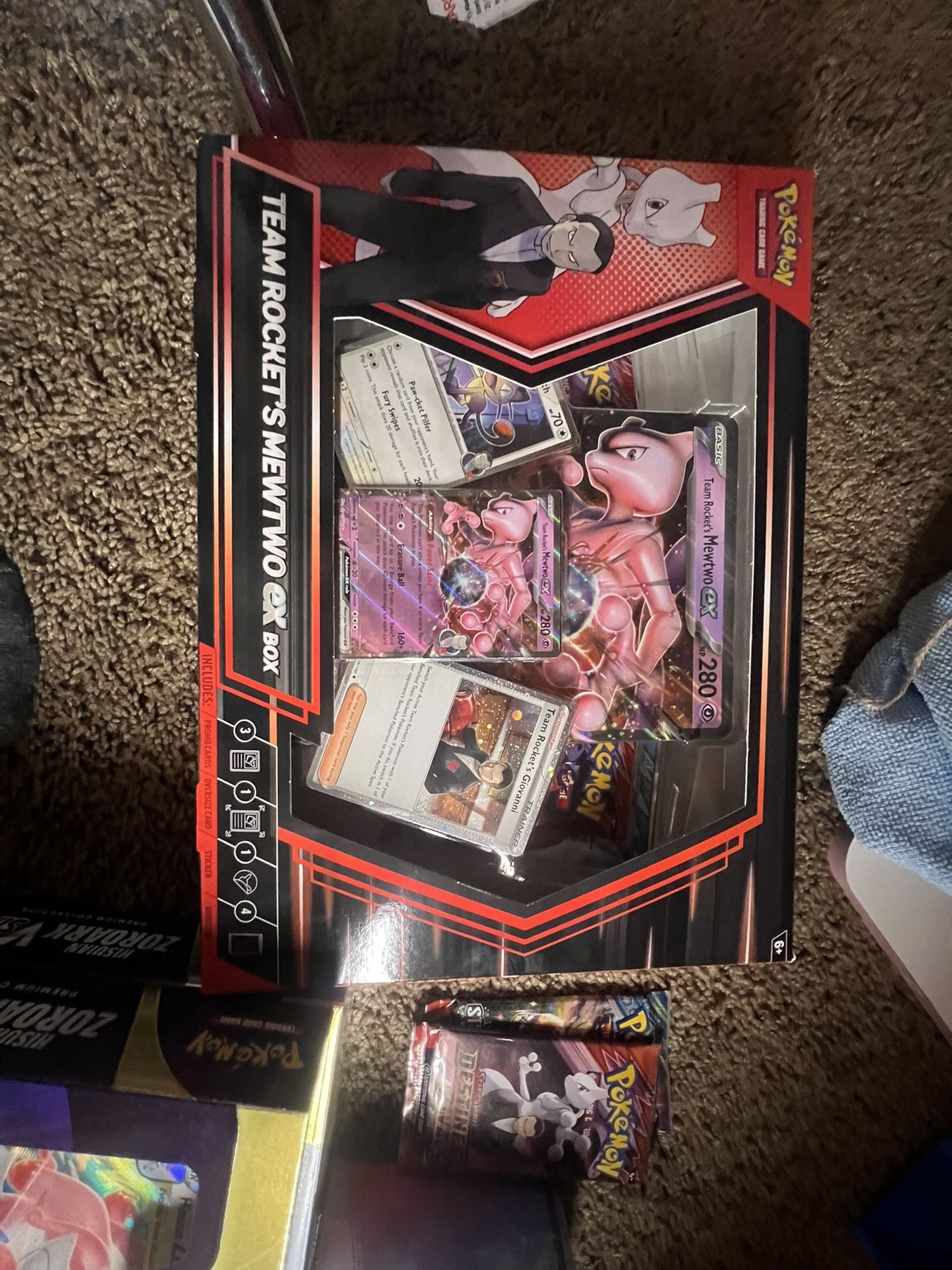 🔥 Pokémon Team Rocket’s Mewtwo GX Box – SEALED! 🔥 💥 Rare Collector’s Box – Great Condition