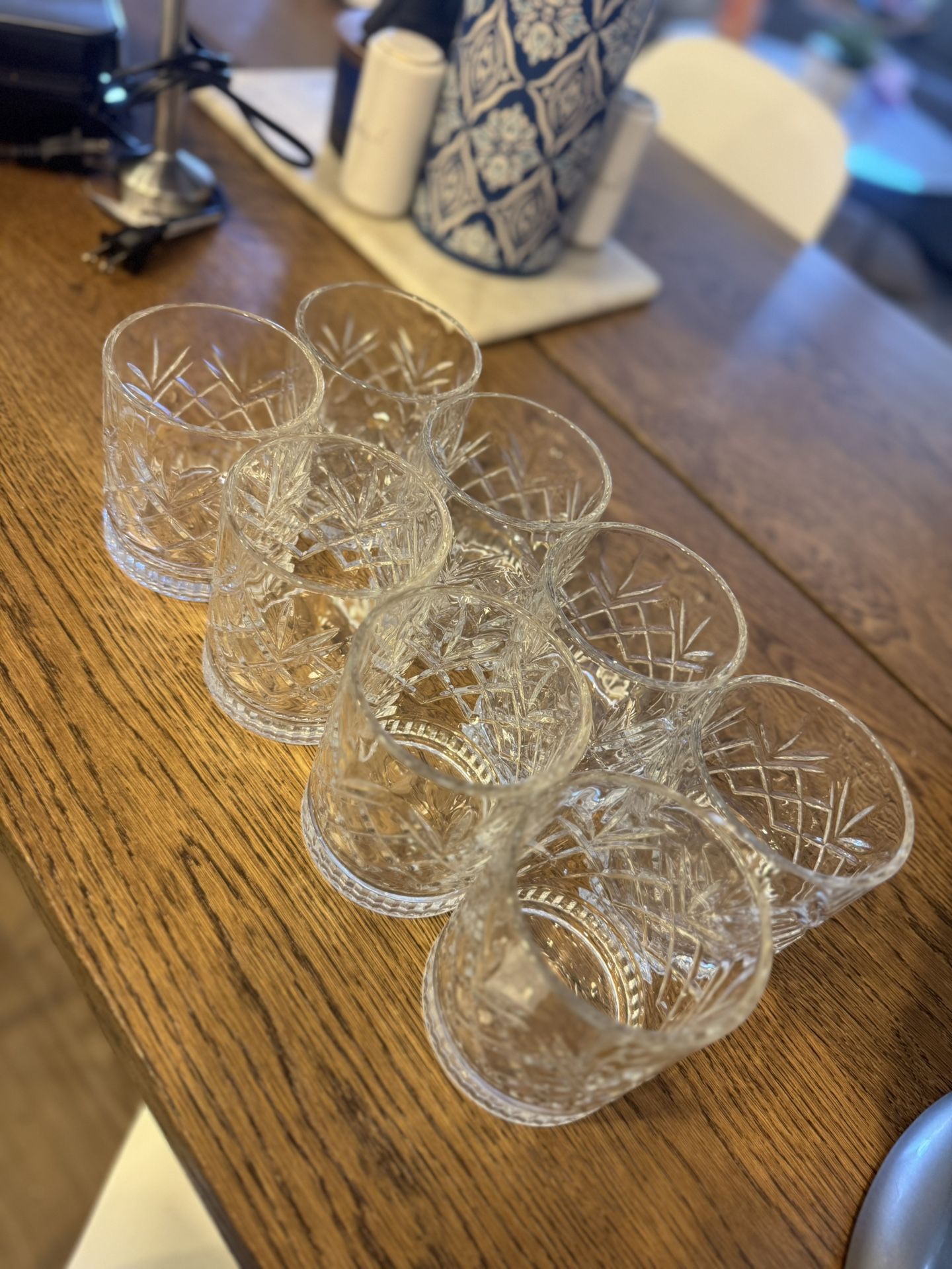 Crystal Glasses Set Of 8