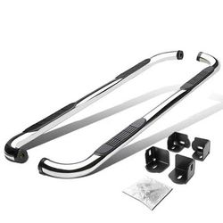 2004 to 2012 Chevy Colorado / GMC Canyon 3” curved tubes running boards steps estribos extended Cab  cabins y media