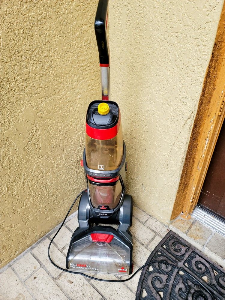 Bissell  revolution  carpet shampooer  cleaner  work 