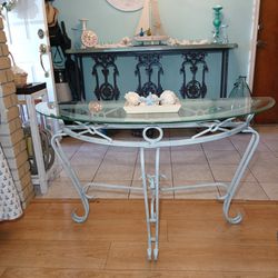 Front Entry Console Table Newly Refurbished 