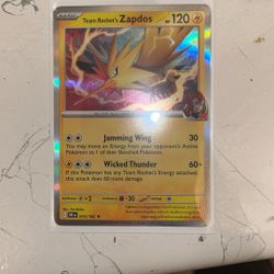 Team Rocket's Zapdos #70 Pokemon Destined Rivals