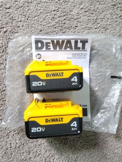 Dewalt Battery 4.0ah 20v $55 each Battery