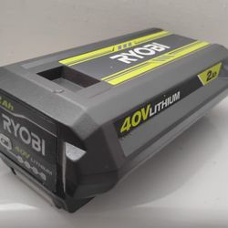 RYOBI 40V BATTERY W/CHARGER 