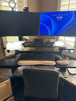 Stand up desk converter large