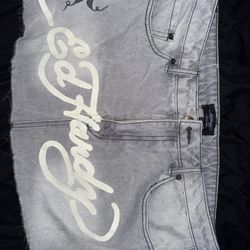 Denim Ed Hardy Skirt Size XL