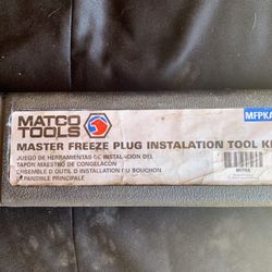 (New) Matco Freeze plug Installation Kit 