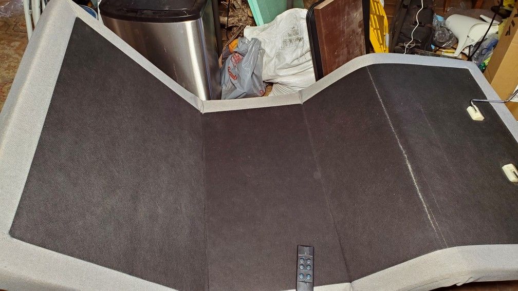 Twin XL Adjustable Motorized Bed Frame With Remote