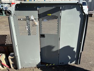 Van Partition Divider with Perforated Panels