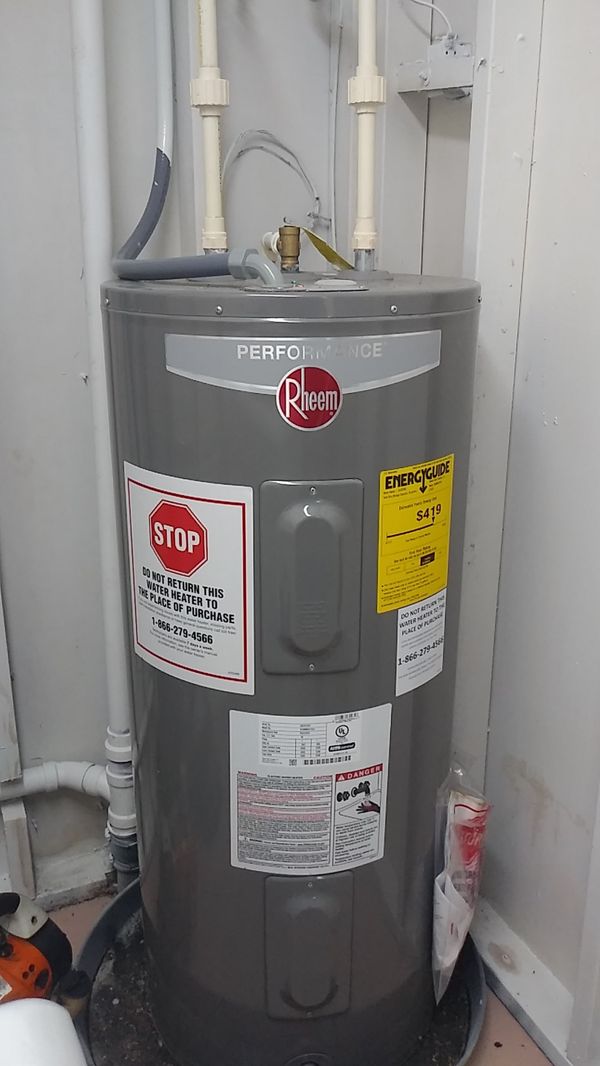 Rheem water heater Modelxe40m06st45u1 for Sale in Brandon, FL OfferUp