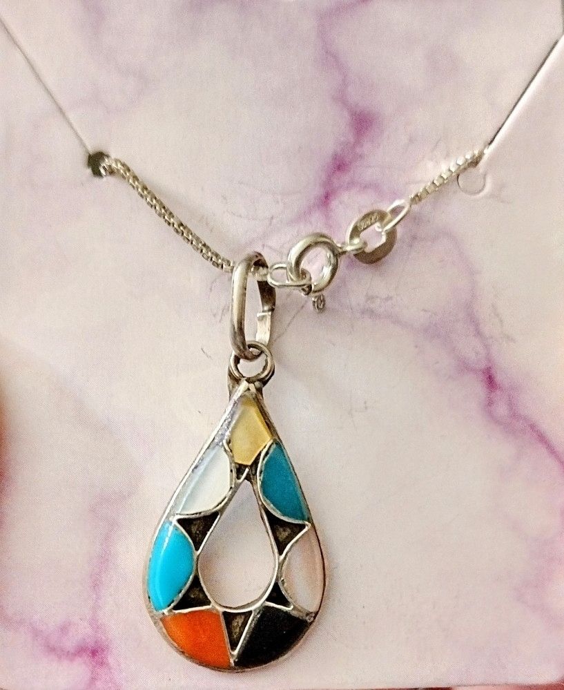 Zuni Pendant Necklace 