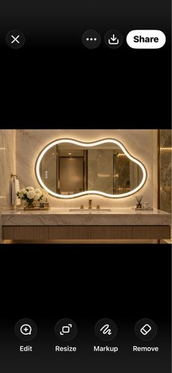 New modern vanity bathroom mirror with light
