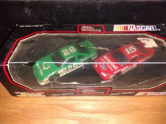 Brett and Geoff Bodine 1992 1:43 Racing Champions cars.