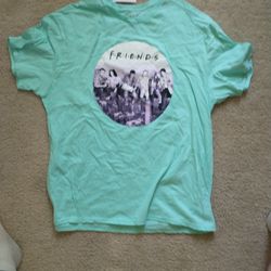 FRIENDS teal green T-shirt XXL Brand New