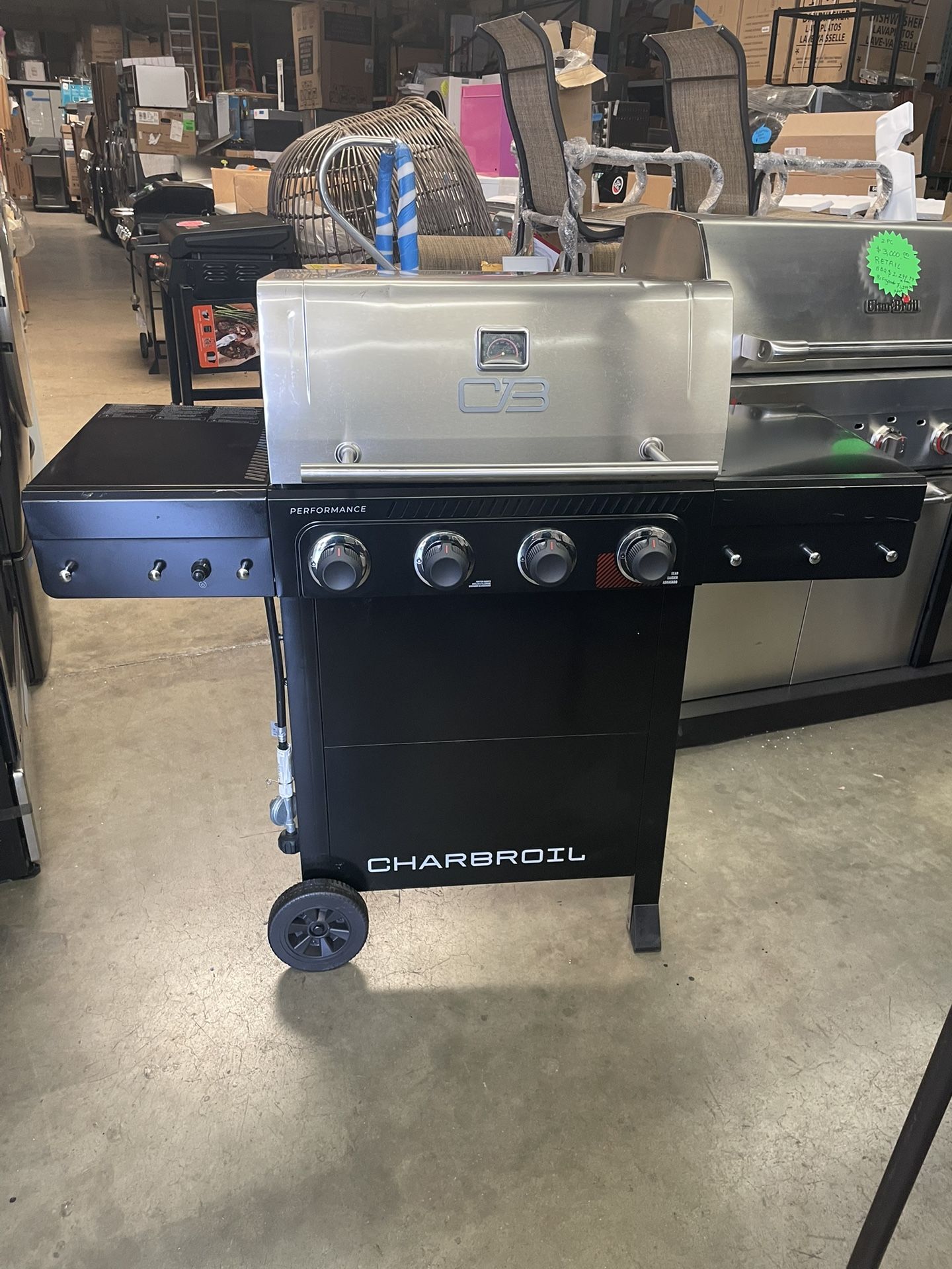 Bbq Grill Charbroil 4 Burner Black