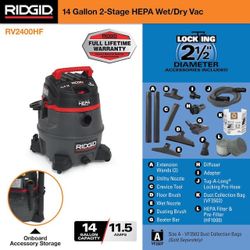 HEPA Wet/dry Vacuum