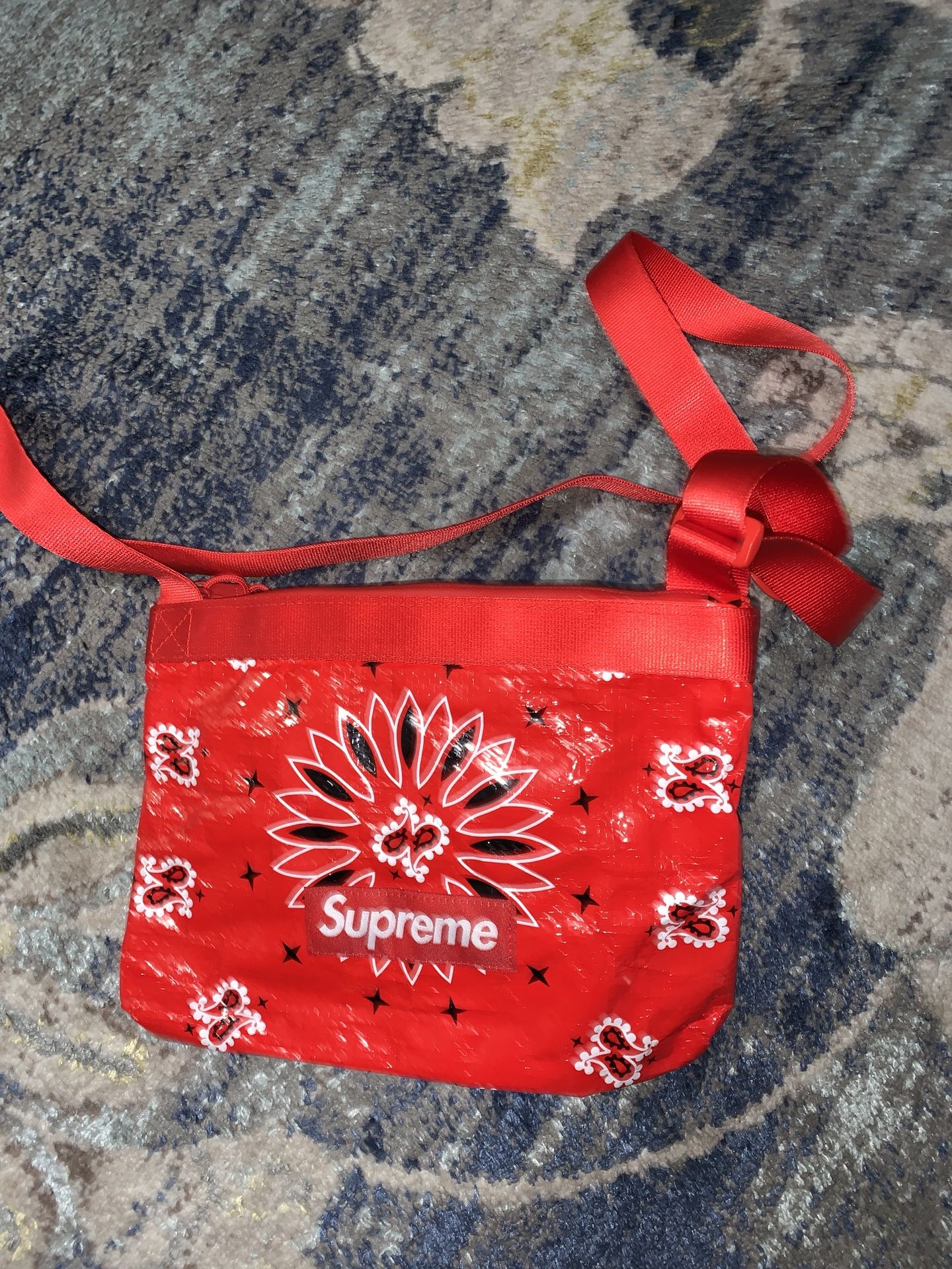 Supreme Bandana Tarp Side Bag